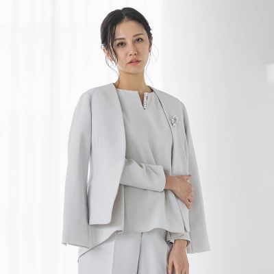 WEB限定 13号】トリクシオンノーカラージャケット≪セットアップ