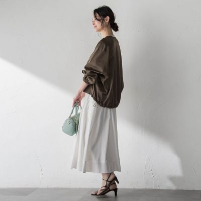 サテンジップブルゾン≪手洗い≫ | LAUTREAMONT (Women)/ロート