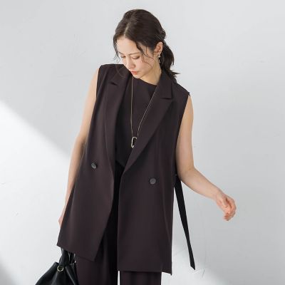 ＜LAUTREAMONT (Women)＞【涼・美・楽】サイドベルトジレ