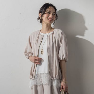 LAUTREAMONT ジャケット ベージュ ナチュラルストレッチジャケット≪セット着用可≫ | LAUTREAMONT