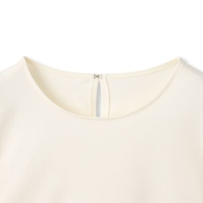 【ＷＥＢ限定】【１１号あり】コットンスムース袖シアーカットソー≪洗濯機で洗える≫