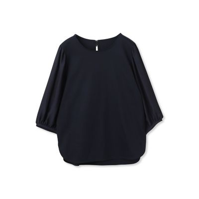 【ＷＥＢ限定】【１１号あり】コットンスムース袖シアーカットソー≪洗濯機で洗える≫