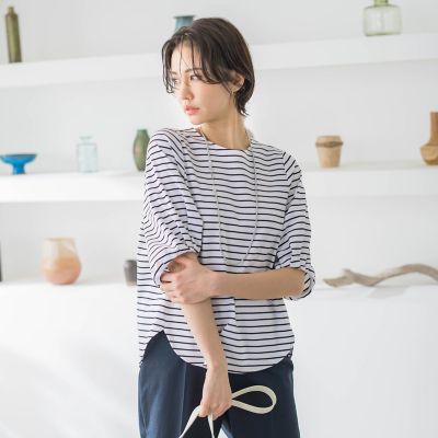 ＜LAUTREAMONT (Women)＞パフスリーブカットソー≪洗濯機で洗える≫