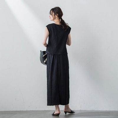 【ＷＥＢ＆一部店舗限定】ランダムジャガードボクシーカットソー≪洗濯機で洗える≫