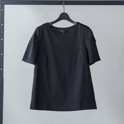 【ＷＥＢ＆一部店舗限定】シルケットスムースタックパフカットソー≪洗濯機で洗える≫