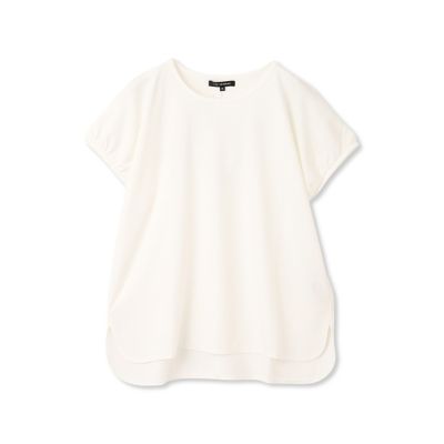 【ＷＥＢ＆一部店舗限定】マシュマロポンチステップヘムカットソー≪洗濯機で洗える≫