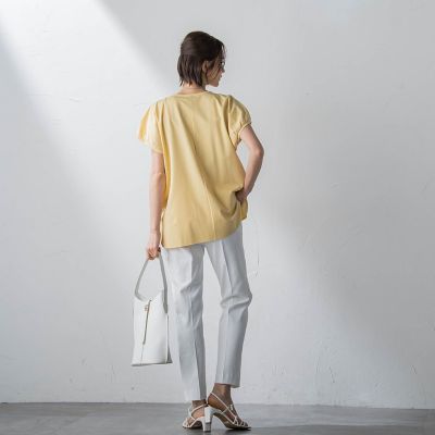 【ＷＥＢ＆一部店舗限定】マシュマロポンチステップヘムカットソー≪洗濯機で洗える≫
