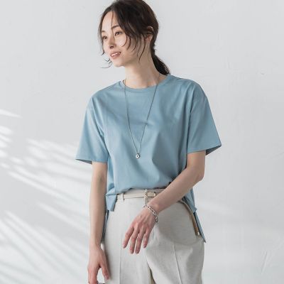 【ＷＥＢ限定】【３サイズ】コットン半袖カットソー≪洗える／接触冷感≫