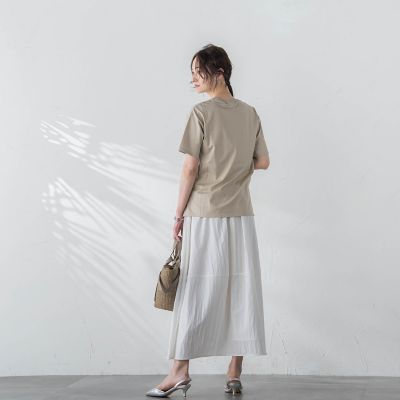 【ＷＥＢ限定】【３サイズ】コットン半袖カットソー≪洗える／接触冷感≫