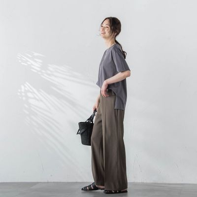 【ＷＥＢ限定】【３サイズ】コットン半袖カットソー≪洗える／接触冷感≫
