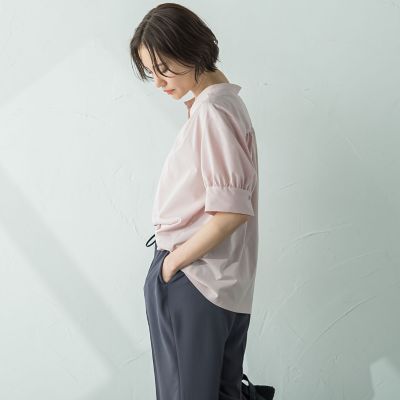 ライクアウーヴンカットソー≪接触冷感／洗濯機で洗える≫