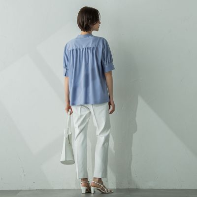 ライクアウーヴンカットソー≪接触冷感／洗濯機で洗える≫
