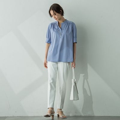 ライクアウーヴンカットソー≪接触冷感／洗濯機で洗える≫