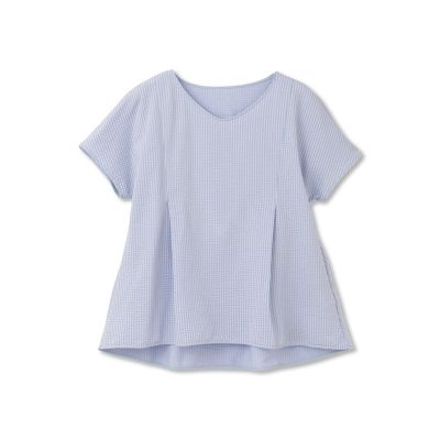 ＜LAUTREAMONT (Women)＞デラヴェプレミアムサッカーカットソー≪洗濯機で洗える≫