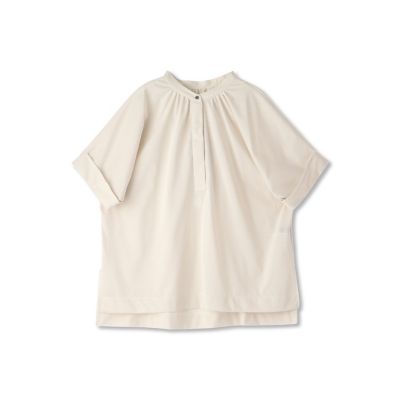 【ＷＥＢ限定】新色追加　接触冷感ブラウスライクリラックスカットソー≪洗濯機で洗える≫