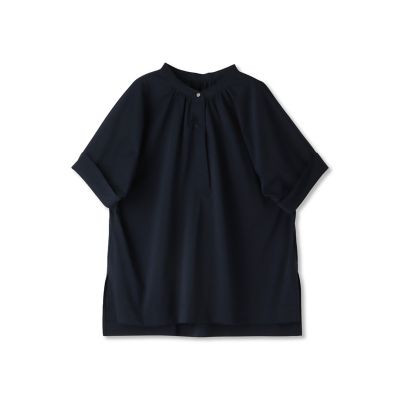 【ＷＥＢ限定】新色追加　接触冷感ブラウスライクリラックスカットソー≪洗濯機で洗える≫