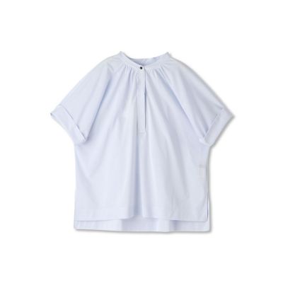 【ＷＥＢ限定】新色追加　接触冷感ブラウスライクリラックスカットソー≪洗濯機で洗える≫