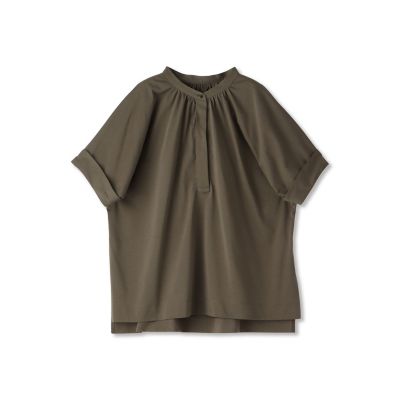 【ＷＥＢ限定】新色追加　接触冷感ブラウスライクリラックスカットソー≪洗濯機で洗える≫