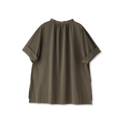【ＷＥＢ限定】新色追加　接触冷感ブラウスライクリラックスカットソー≪洗濯機で洗える≫