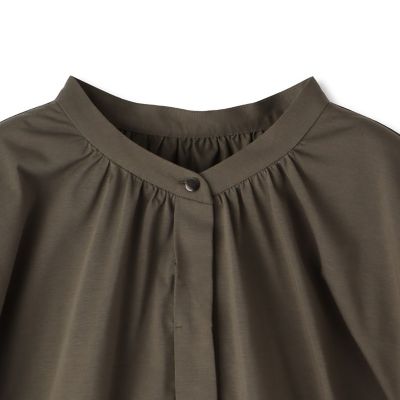 【ＷＥＢ限定】新色追加　接触冷感ブラウスライクリラックスカットソー≪洗濯機で洗える≫