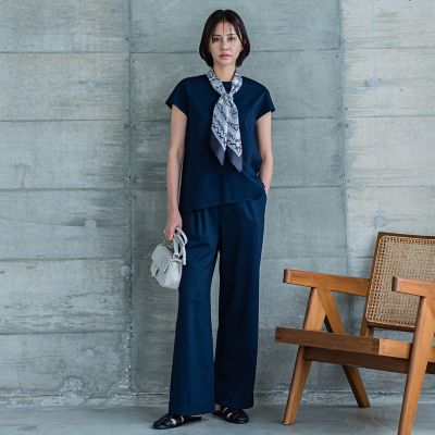 【ＷＥＢ限定】ＵＶカットフレンチスリーブカットソー≪１１号あり／洗える／透湿／セットアップ対応≫