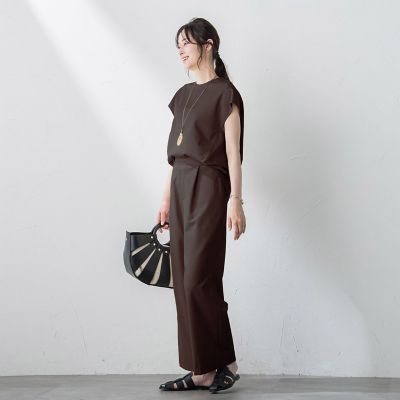 【ＷＥＢ限定】ＵＶカットフレンチスリーブカットソー≪１１号あり／洗える／透湿／セットアップ対応≫