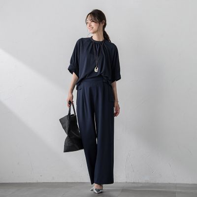 【ＷＥＢ限定】ひんやり防シワカットソー≪洗濯機で洗える／ＵＶ≫