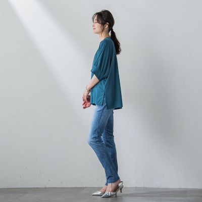 【ＷＥＢ限定】ひんやり防シワカットソー≪洗濯機で洗える／ＵＶ≫