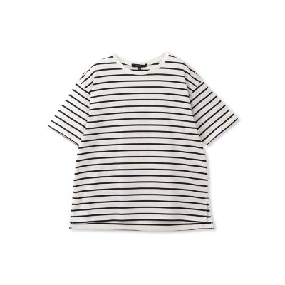 【ＷＥＢ限定】コットンボーダーカットソー≪洗濯機で洗える≫