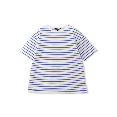 【ＷＥＢ限定】コットンボーダーカットソー≪洗濯機で洗える≫