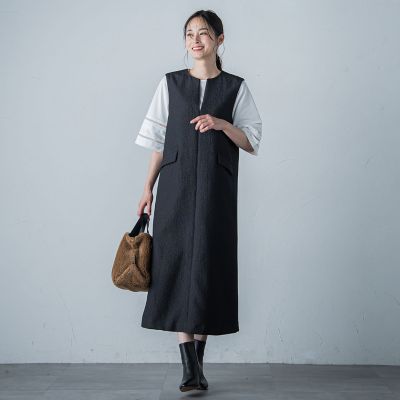 はしごレース５分袖ブラウス≪洗濯機で洗える≫