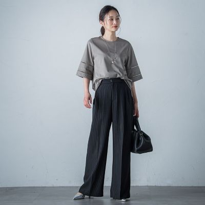 はしごレース５分袖ブラウス≪洗濯機で洗える≫