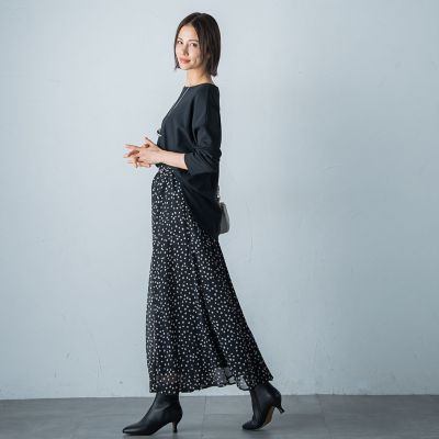 コットンレーヨンカットソー≪洗濯機で洗える≫