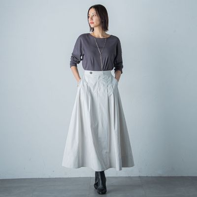コットンレーヨンカットソー≪洗濯機で洗える≫