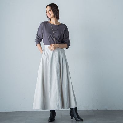 コットンレーヨンカットソー≪洗濯機で洗える≫