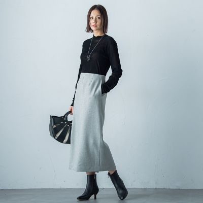 ナイロンチュールフロッキーカットソー≪手洗い可能≫