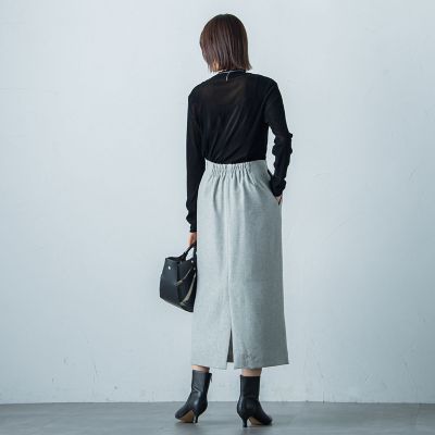 ナイロンチュールフロッキーカットソー≪手洗い可能≫