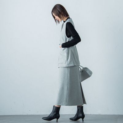 ナイロンチュールフロッキーカットソー≪手洗い可能≫