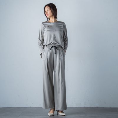 【ＷＥＢ限定】吸水速乾／ＵＶ　サテンダンボールカットソー≪１１号あり／洗える／セットアップ対応≫