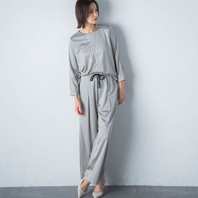 【ＷＥＢ限定】吸水速乾／ＵＶ　サテンダンボールカットソー≪１１号あり／洗える／セットアップ対応≫