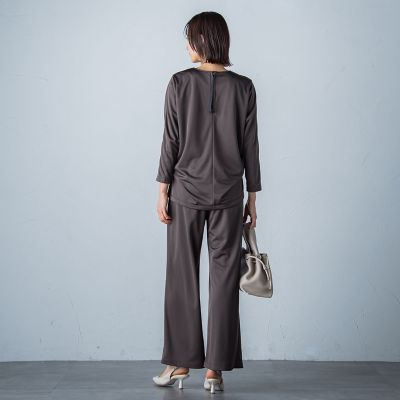 【ＷＥＢ限定】吸水速乾／ＵＶ　サテンダンボールカットソー≪１１号あり／洗える／セットアップ対応≫