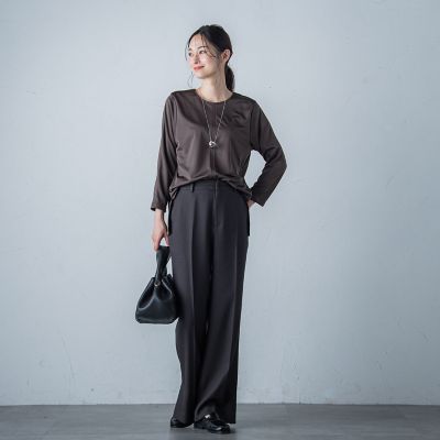 【ＷＥＢ限定】吸水速乾／ＵＶ　サテンダンボールカットソー≪１１号あり／洗える／セットアップ対応≫