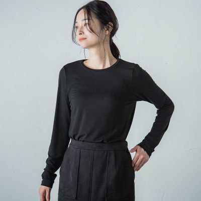 WEB限定】吸湿発熱 なめらかインナー≪洗える