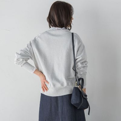 LAUTREAMONT / ロートレアモン ラメ混裏パイルプルオーバー≪洗濯機で洗える≫ ラメ混裏パイルプルオーバー≪洗濯機で洗える≫ | LAUTREAMONT