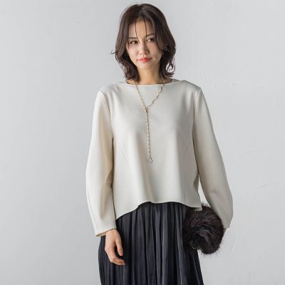 LAUTREAMONT (Women)/ロートレアモン スクエアネックプルオーバー≪洗濯機で洗える≫