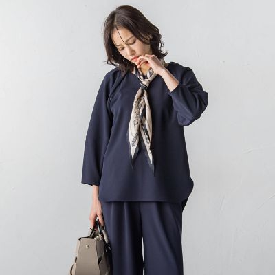 【ＷＥＢ限定】ＣＡＲＲＥＭＡＮジョーゼットカットソー≪セットアップ対応／洗濯機で洗える≫