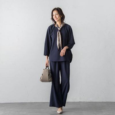 【ＷＥＢ限定】ＣＡＲＲＥＭＡＮジョーゼットカットソー≪セットアップ対応／洗濯機で洗える≫