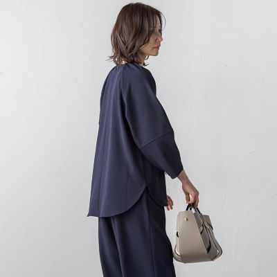【ＷＥＢ限定】ＣＡＲＲＥＭＡＮジョーゼットカットソー≪セットアップ対応／洗濯機で洗える≫