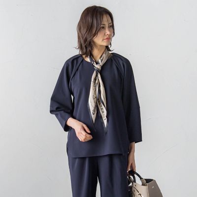 【ＷＥＢ限定】ＣＡＲＲＥＭＡＮジョーゼットカットソー≪セットアップ対応／洗濯機で洗える≫