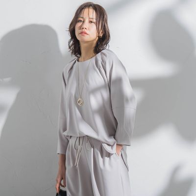 【ＷＥＢ限定】ＣＡＲＲＥＭＡＮジョーゼットカットソー≪セットアップ対応／洗濯機で洗える≫